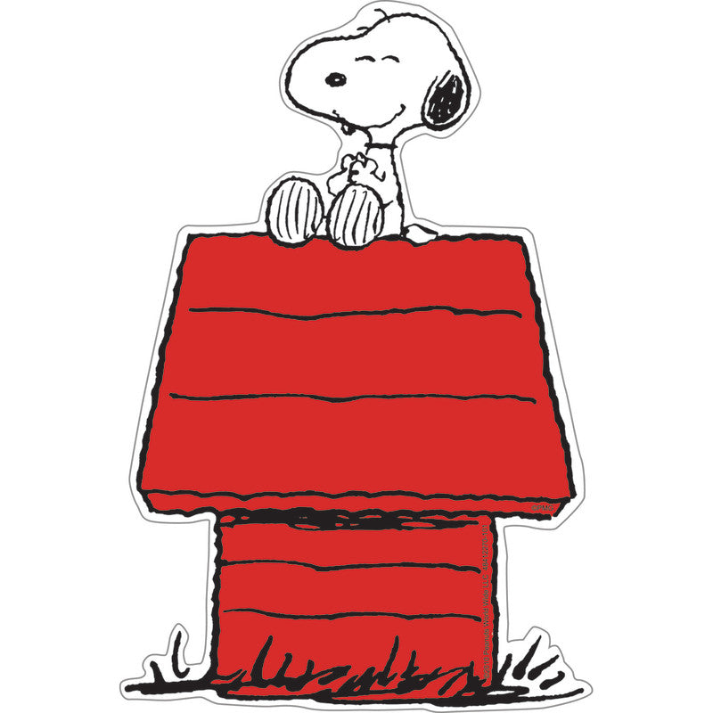 Snoopy&reg; on Dog House Paper Cut Outs, Pack of 36