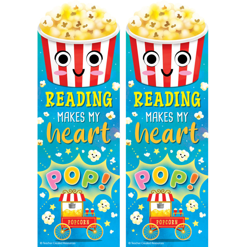 2-Pack Popcorn Smelly Bookmarks