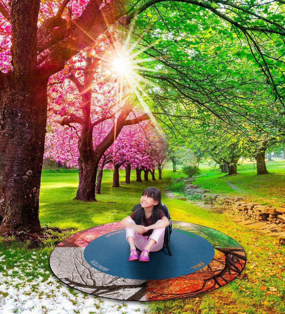 CHANGING OF THE SEASONS ROUND CARPETS 6' Round