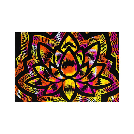 Hygloss Scratch Fun RAINBOW Posterboard 4" x 6" - 25 sheets with 5 styluses (55582)