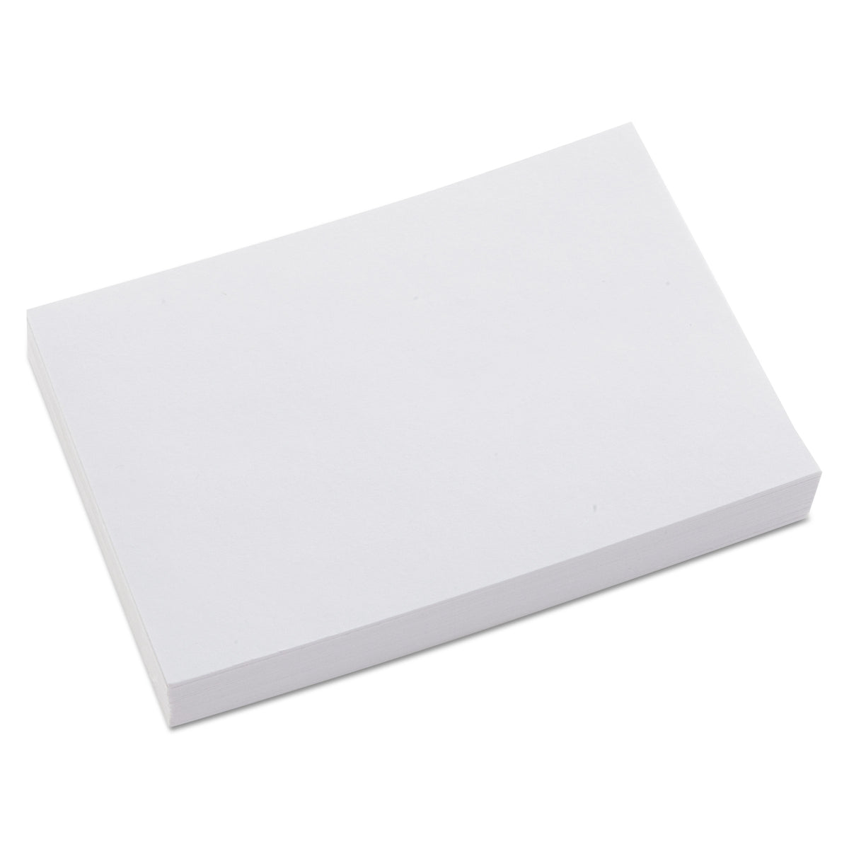 White Unruled Index Cards - 4x6 Inches - Pack of 100, (9152)