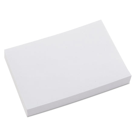 White Unruled Index Cards - 4x6 Inches - Pack of 100, (9152)
