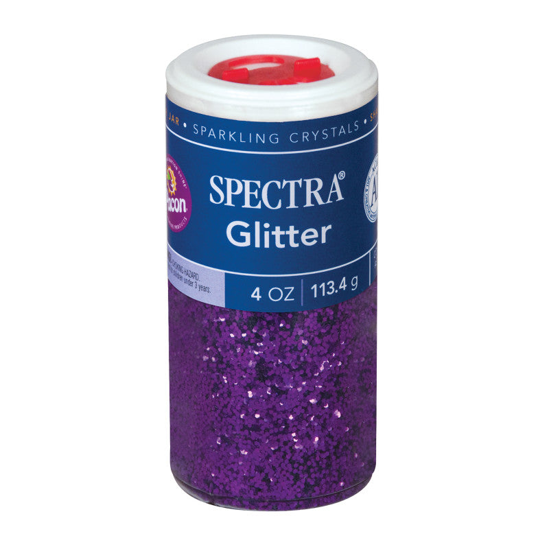 Arts & Crafts Glitter, Purple, 4 oz, 1 Jar