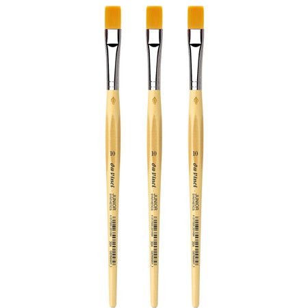 JUNIOR Synthetics Student Brush, Synthetic, Tempera, Round, Series 304, Size 10, Pack of 3