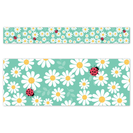Core Decor Daisy Bug EZ Border, Bulletin Board Border, 48 Feet