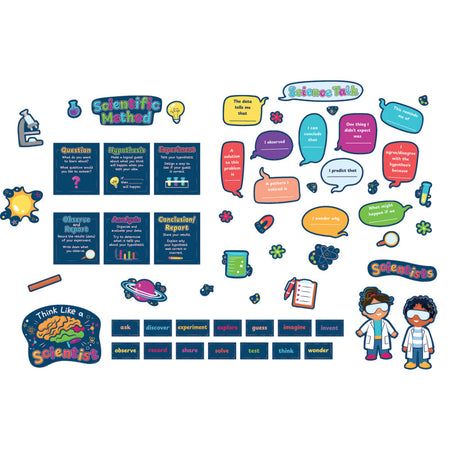 Science Talk Bulletin Board Set, 60 Pieces