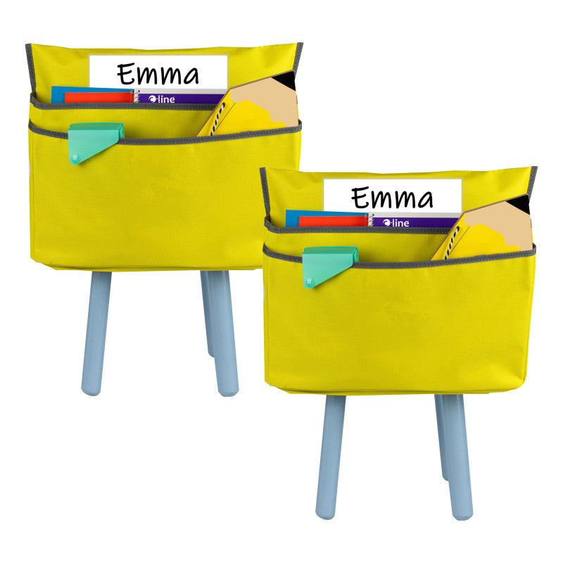 Small Chair Cubbie&trade;, 12", Sunny Yellow, Pack of 2