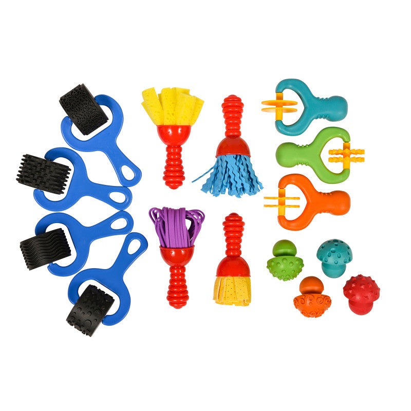 Squish 'N' Roll Paint & Dough Tools, Set of 15