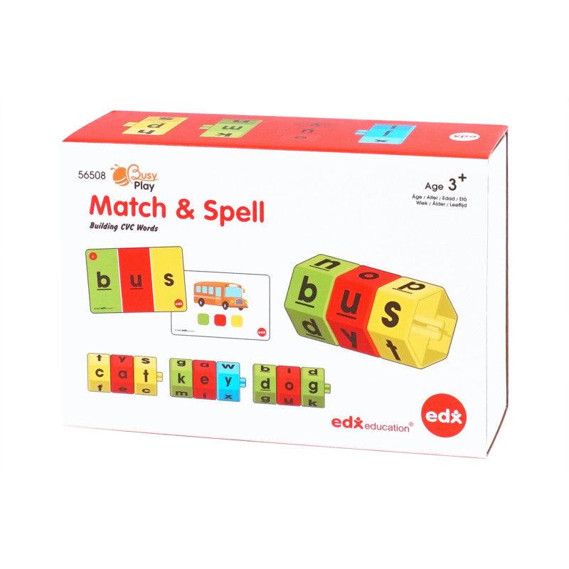 CVC Match and Spell Letter Wheel Activity Set