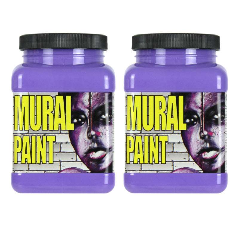 Mural Paint, Pint, Maquerade (Light Purple), Pack of 2