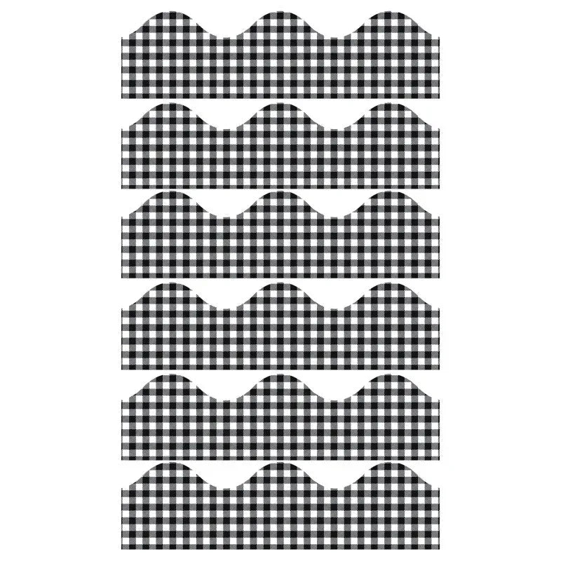 Gingham Extra Wide Deco Trim&reg;, 37 Feet Per Pack, 6 Packs