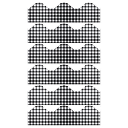 Gingham Extra Wide Deco Trim&reg;, 37 Feet Per Pack, 6 Packs