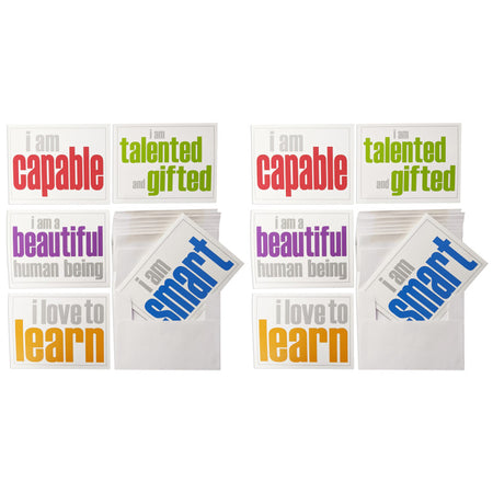 Note Cards with Envelope, Self-Esteem Booster Set, 10 Per Set, 2 Sets