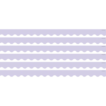 Lavender Scalloped Border Trim, 35 Feet Per Pack, 6 Packs