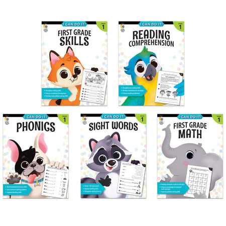 I Can Do It! 1st Grade Skills Workbook