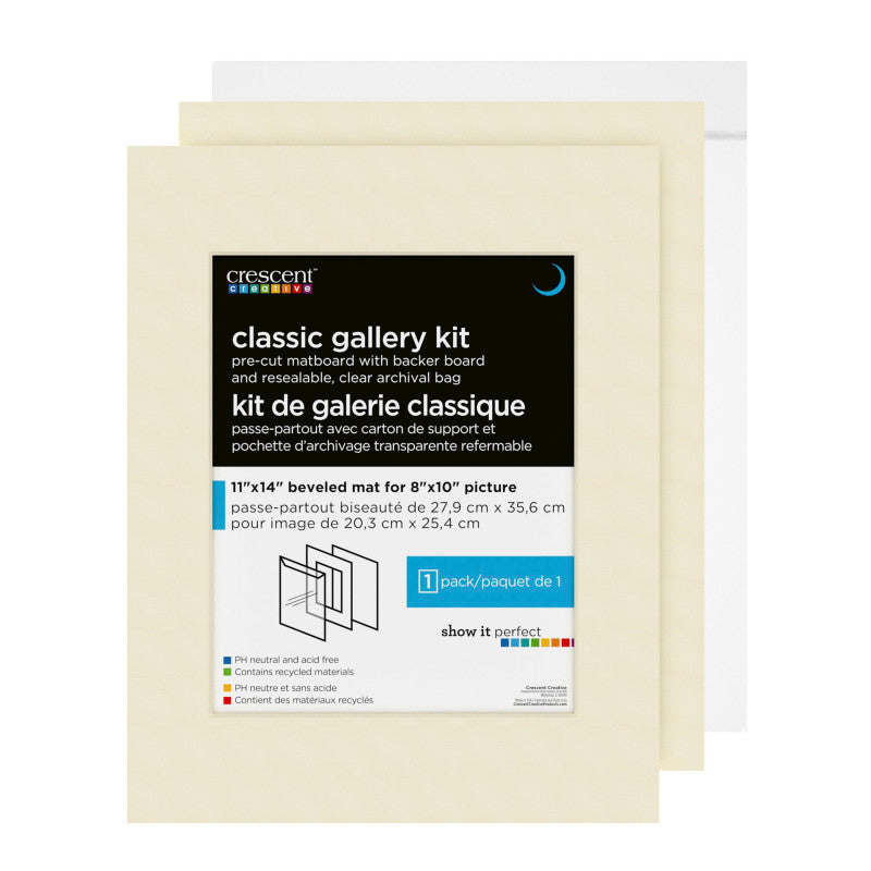 Presentation Show Kit, 11 x 14 in, Cream, 12-Pack