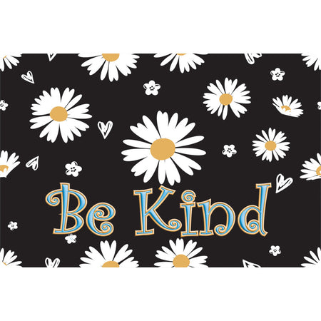 The Original Fun Mat&trade;, Welcome Mat, 15.5" x 23.5", Be Kind Daisies
