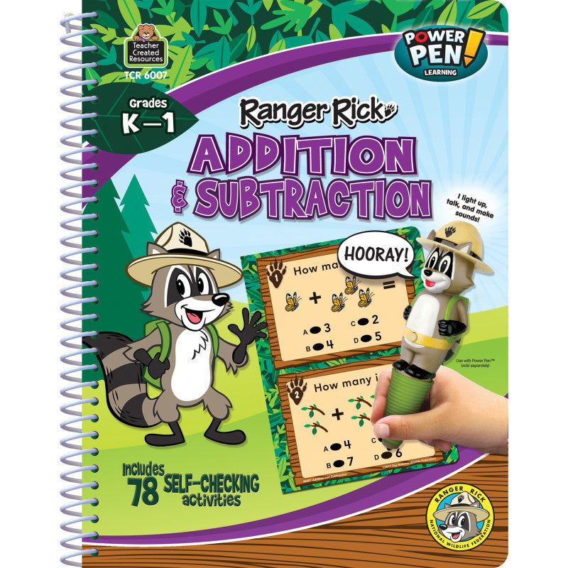 Ranger Rick&reg; Power Pen&reg; Learning Book: Addition & Subtraction