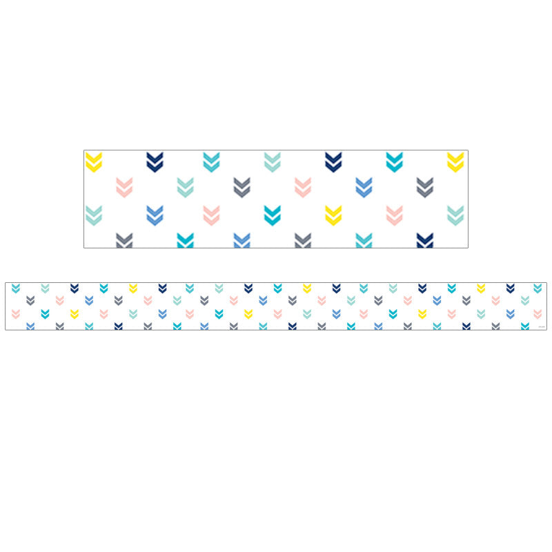 Calm & Cool Colorful Mini Chevrons EZ Border, 48 Feet