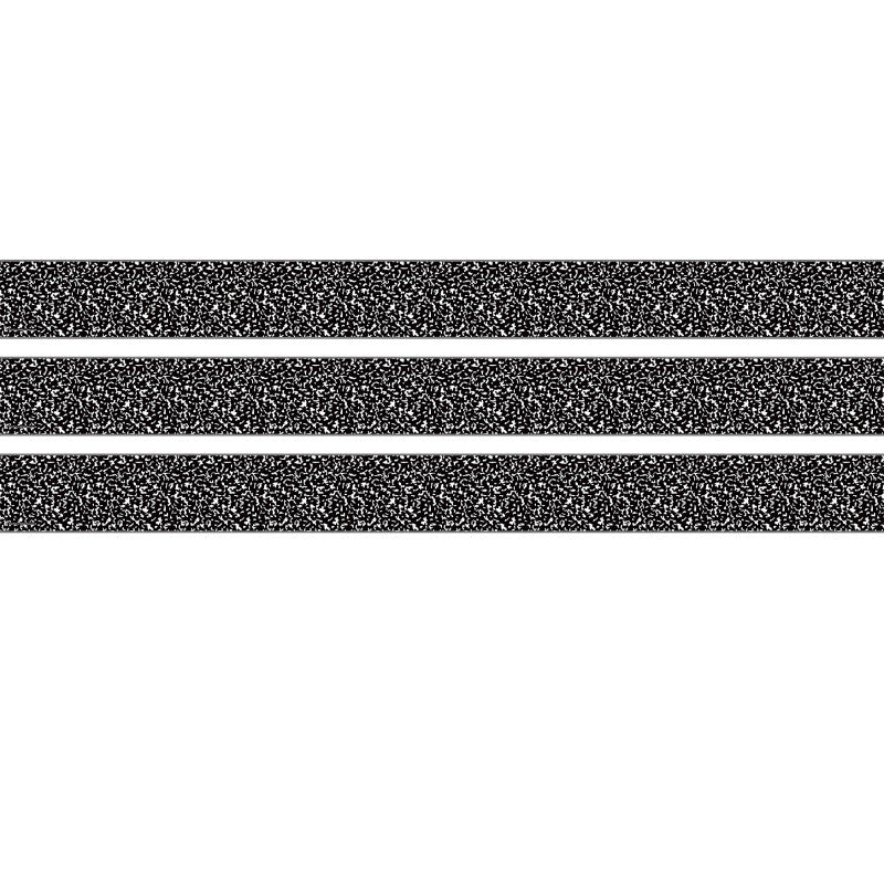 Composition Straight Rolled Border Trim, 50 Feet, 3 Rolls