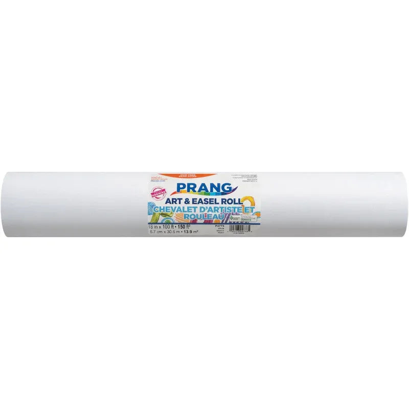 Art & Easel Roll, White, White, 18" x 100', 1 Roll