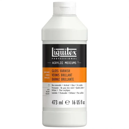 Professional Acrylic Gloss Varnish, Clear, 16 oz (473 mL)