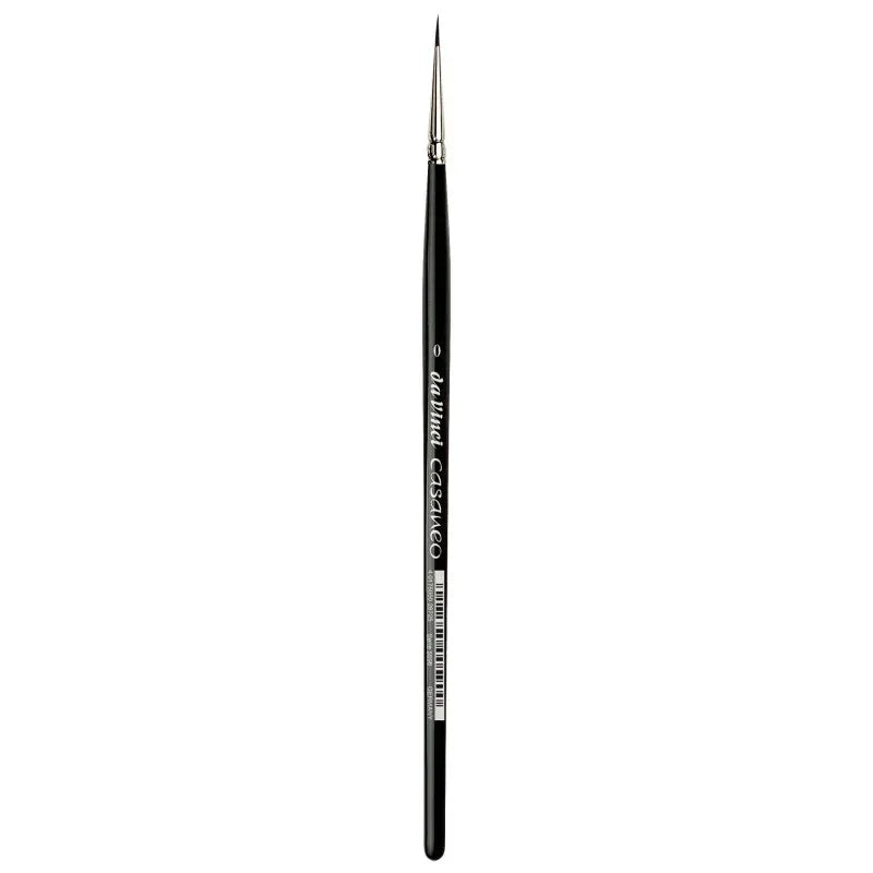 CASANEO Silkpainting & Wash, Extra Soft Synthetic, Watercolor & Acrylic, Round, Series 5598, Size 0