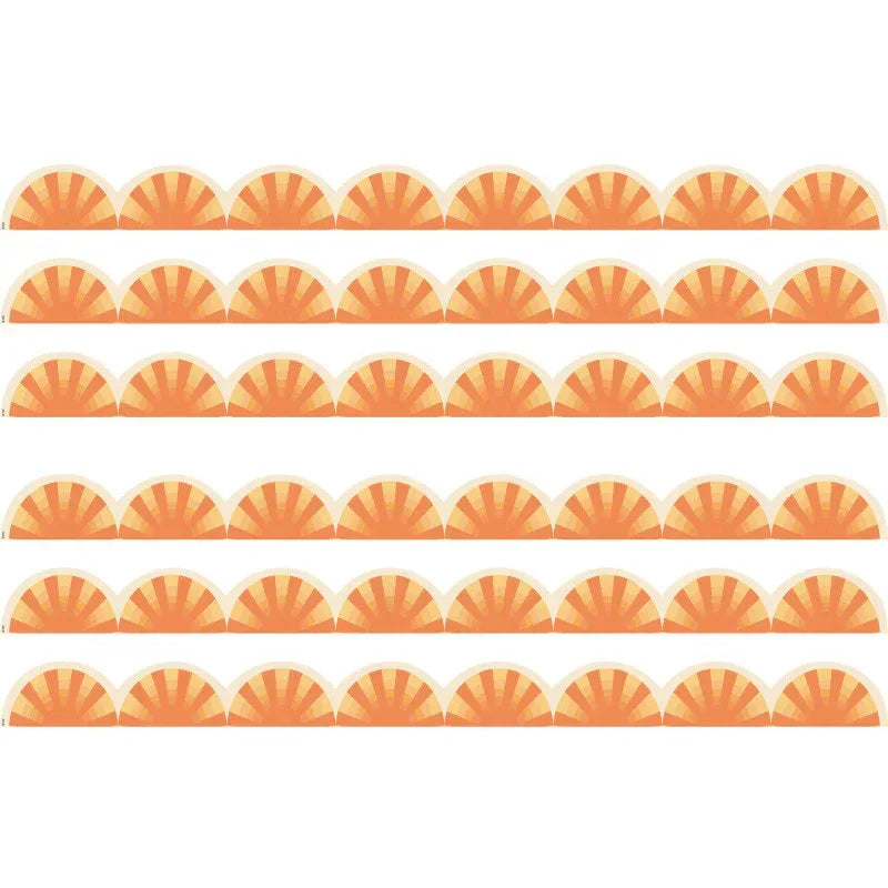 Moving Mountains Road Trip Sunshine Die-Cut Border Trim, 35 Feet Per Pack, 6 Packs