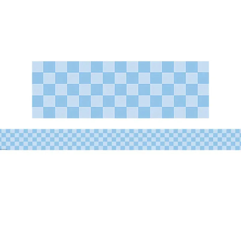 Checkers Scalloped Border Trim, 35 Feet