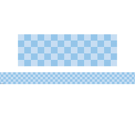 Checkers Scalloped Border Trim, 35 Feet