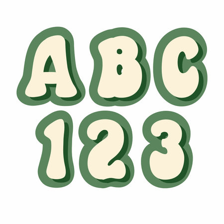 S'Cool Era Deco Letters Deco Letters, 181 Characters