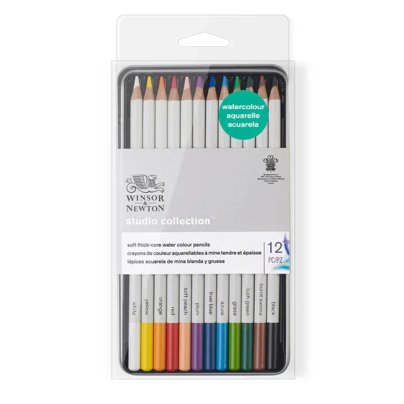 WN Studio Collection Watercolour Pencil Tin - 12pc