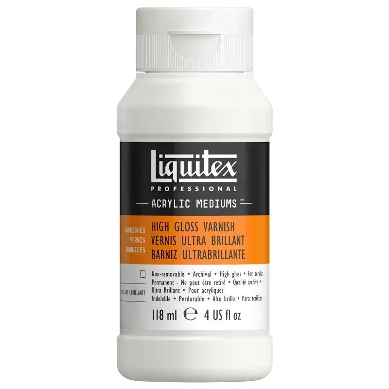 Professional High Gloss Varnish, 4 oz (118 mL) Bottle