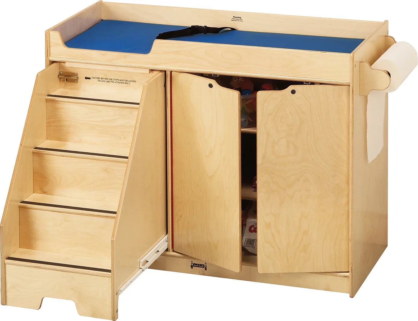 Jonti-Craft® Changing Table - with Stairs - Left
