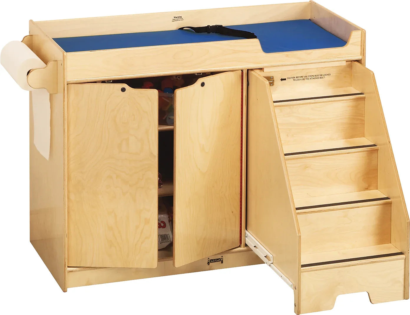 Jonti-Craft® Changing Table - with Stairs - Left