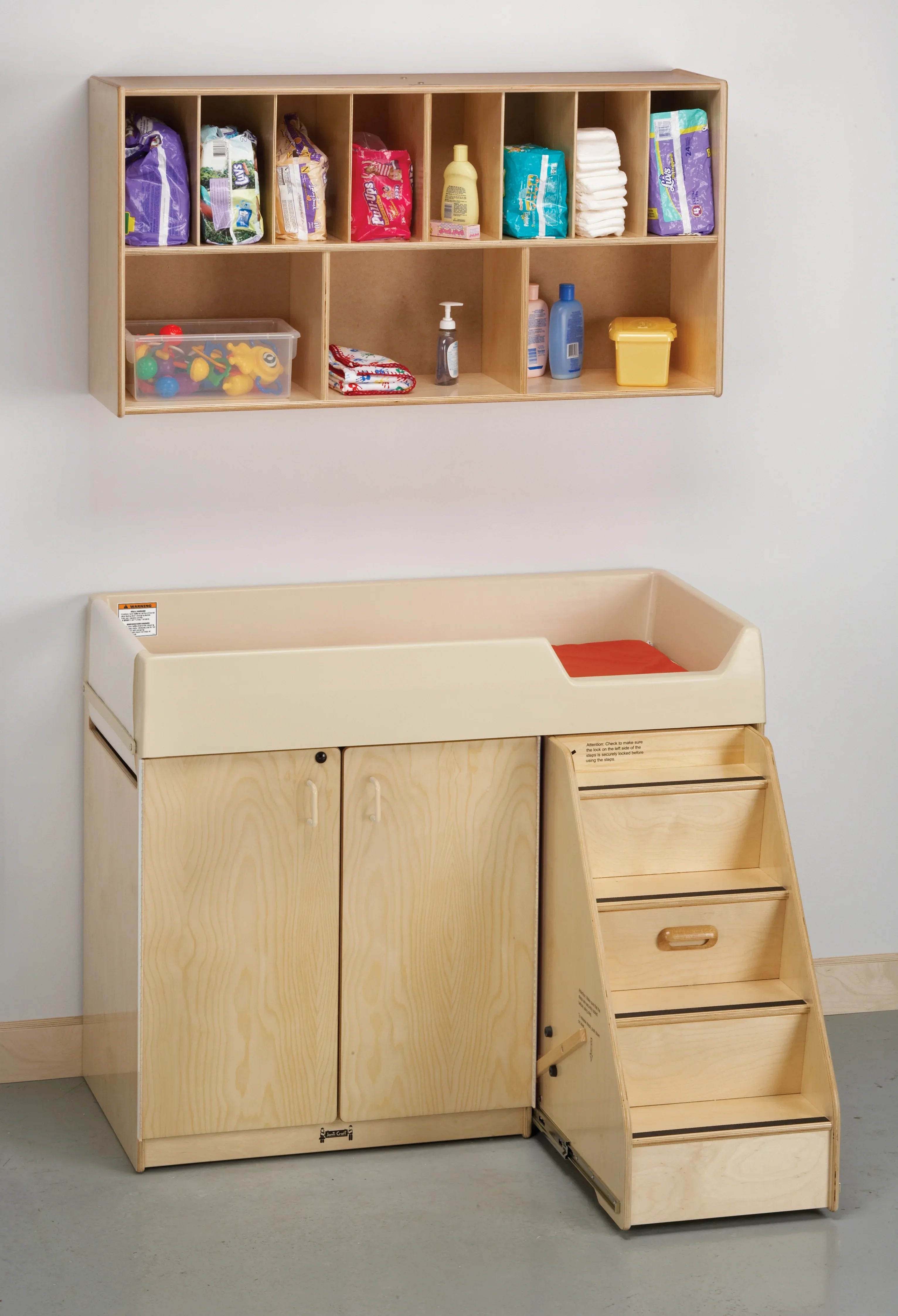 Jonti-Craft® Diaper Changer Combo - Right
