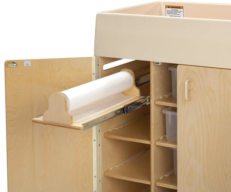 Jonti-Craft® Diaper Changer Combo - Left