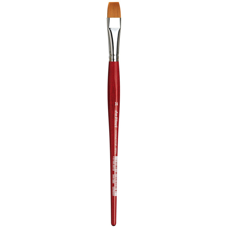 COSMOTOP-SPIN Silkpainting Brush, Synthetic, Watercolor, Flat, Size 14