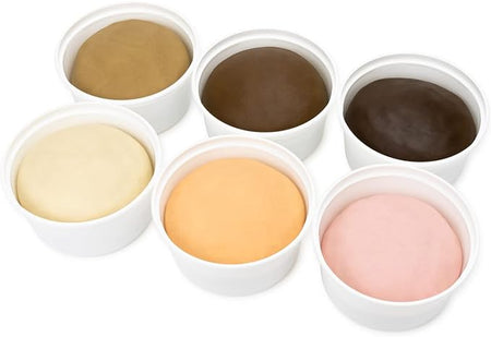 Multicultural Dazzlin' Dough Assortment Value Pack - set of six 1 lb. tubs (HYG-4716)