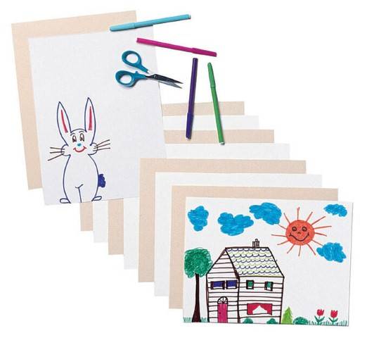 Pacon Tagboard Paper, White, 24" x 36", 100-Count, 5226