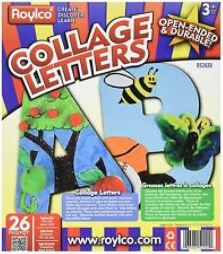 Roylco R-52020 Collage Letters of Uppercase, 9" - 26/pkg.