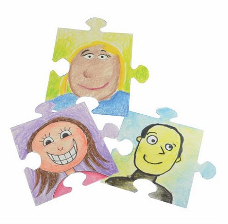 Roylco, We All Fit Together Giant Puzzle Pieces, R52062