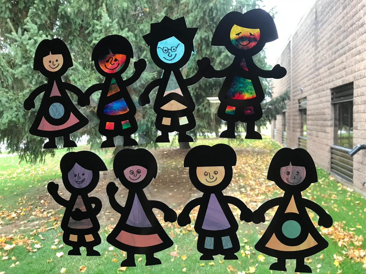 Friends Stained Glass Frames, Pack of 36