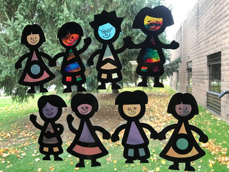 Friends Stained Glass Frames, Pack of 36