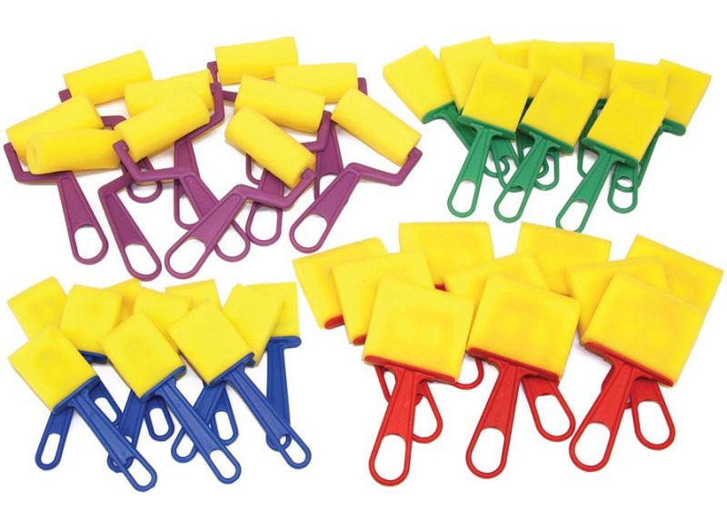 CREATIVITY STREET® Foam Brush Classroom Pack 40 PC ASSORTMENT