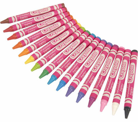 Crayola® Construction Paper™ Crayons Classpack®, Regular-size 400 Count, 16 Colors (BIN521617)