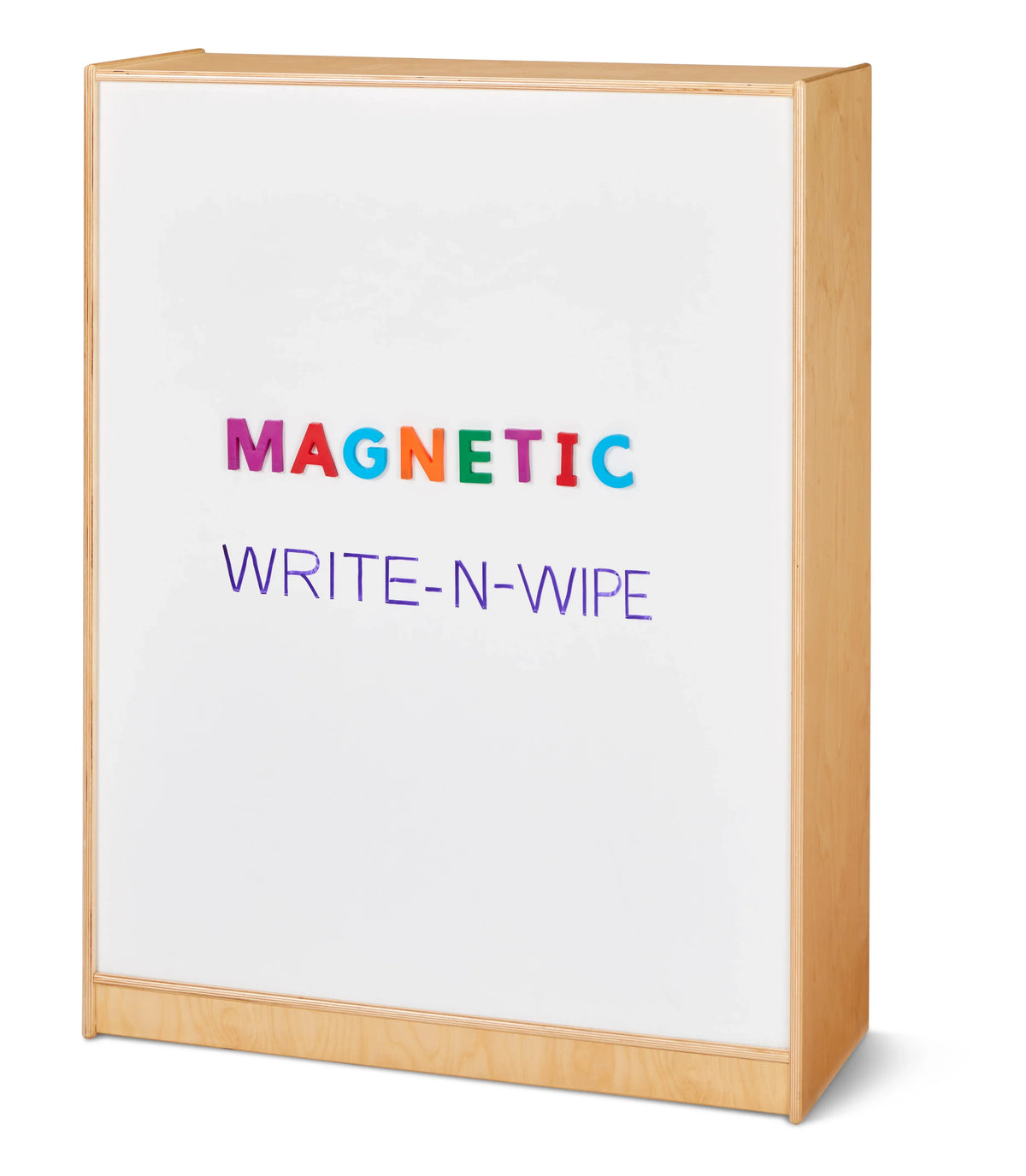 Jonti-Craft® Tall Fixed Straight-Shelf Bookcase - Magnetic Write-n-Wipe Back