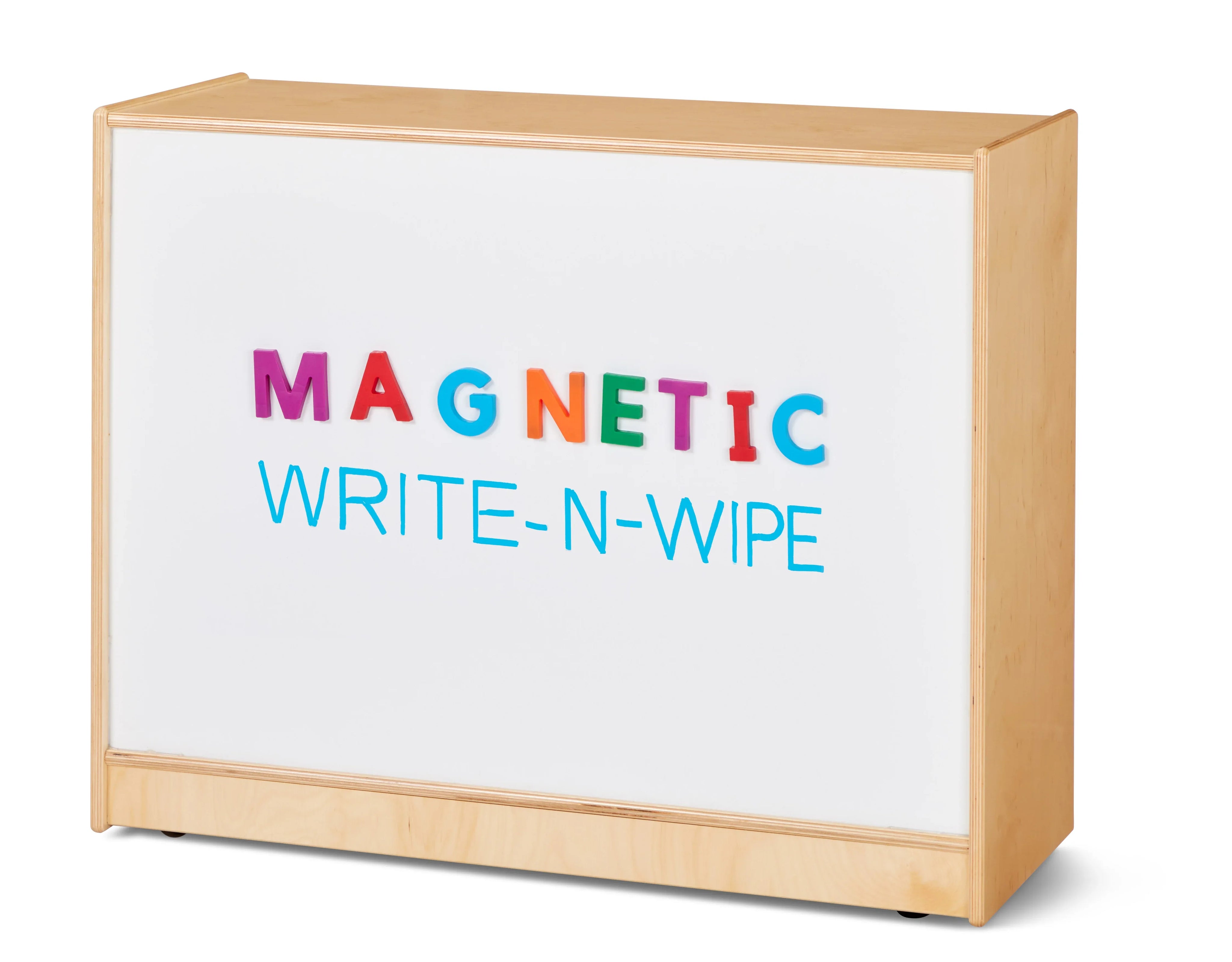 Jonti-Craft® Straight-Shelf Storage - Mobile - Magnetic Write-n-Wipe Back