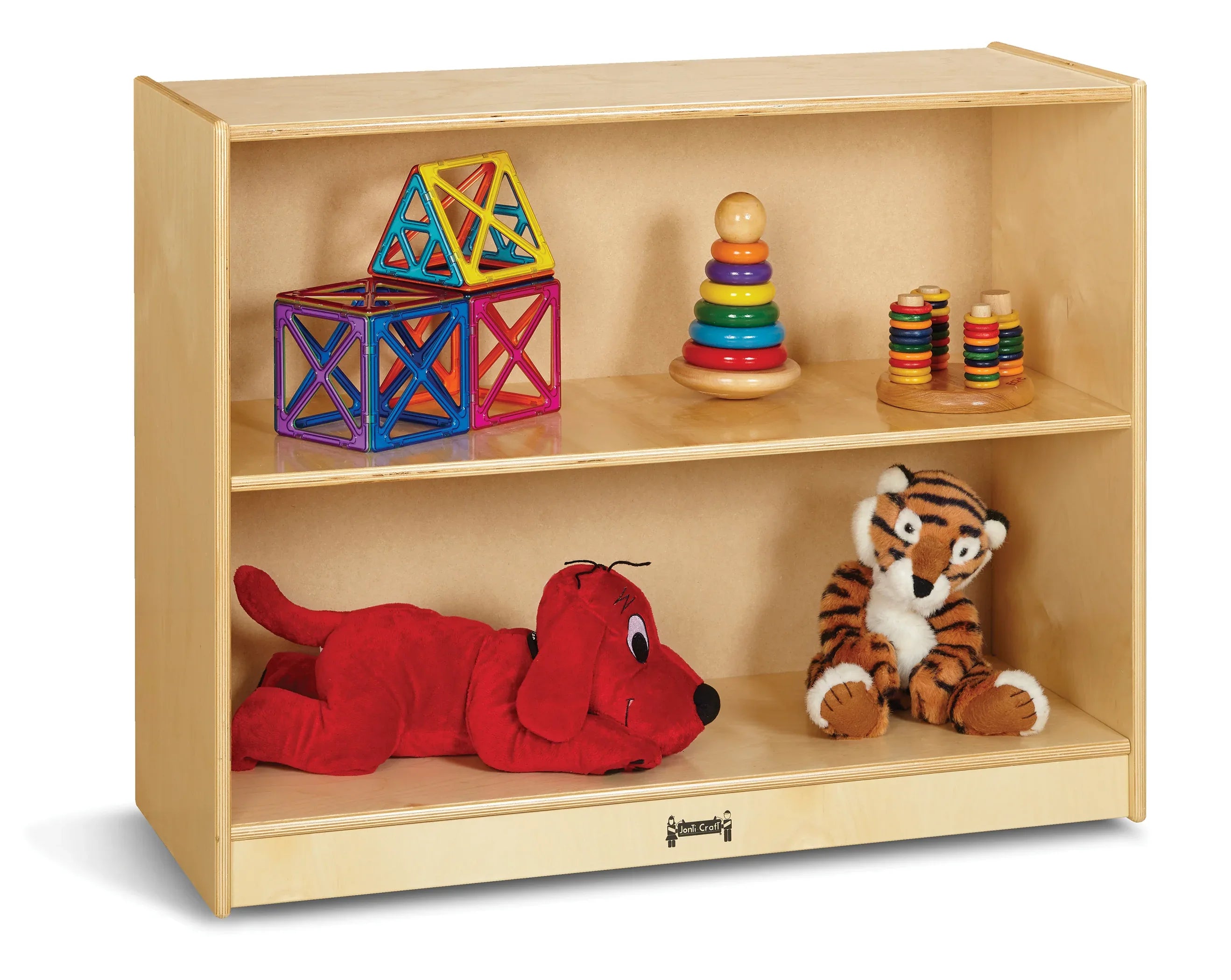 Jonti-Craft® Straight-Shelf Storage - Mobile - Magnetic Write-n-Wipe Back