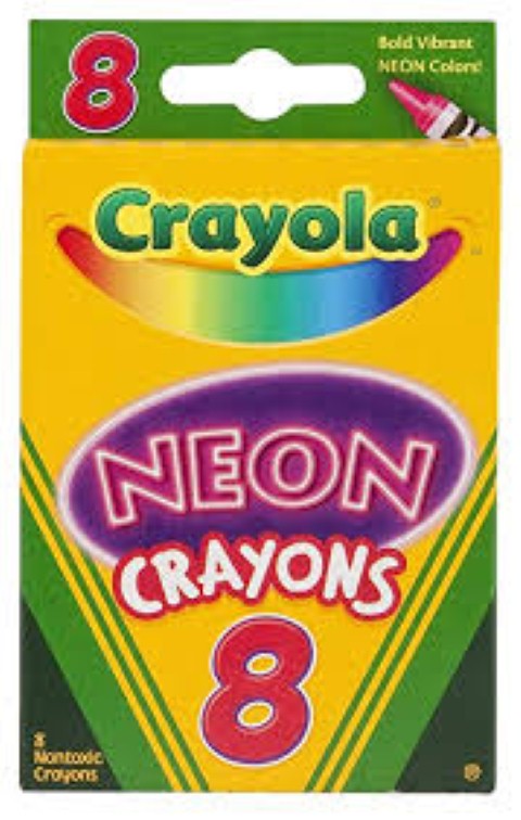 Crayola® 8ct Neon Crayons